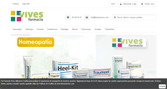 Desktop Screenshot of farmaciavives.com