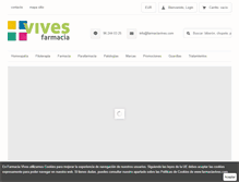 Tablet Screenshot of farmaciavives.com